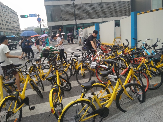 首批300辆共享单车首次进入成都二圈层区县青白江