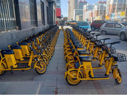 共享电单车助力北安市民绿色出行 节能环保又便民