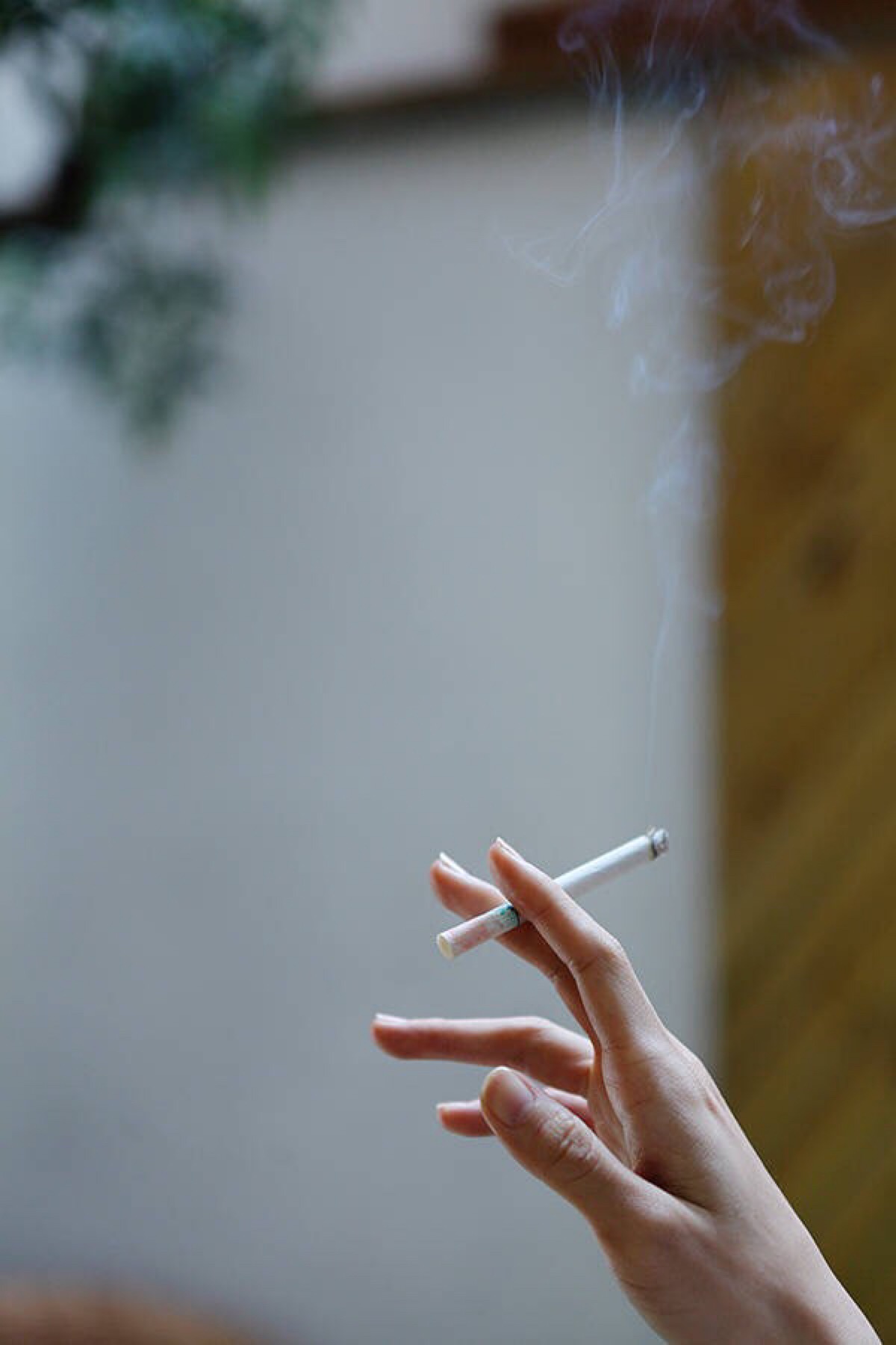 女生抽烟手势真实图片图片